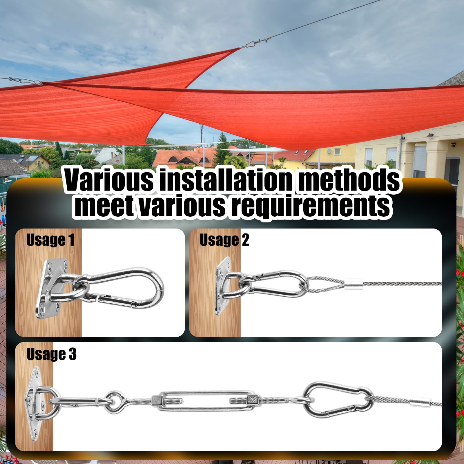 MorningRo plastic anchor and screw set showing stable wall fixing