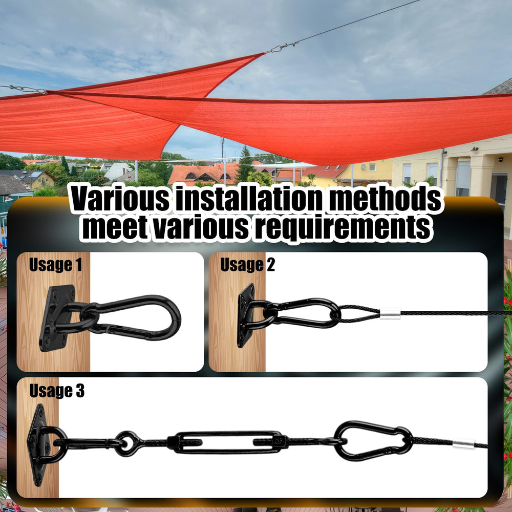 MorningRo snap hooks and pad eyes ready to attach quickly and stay reliable