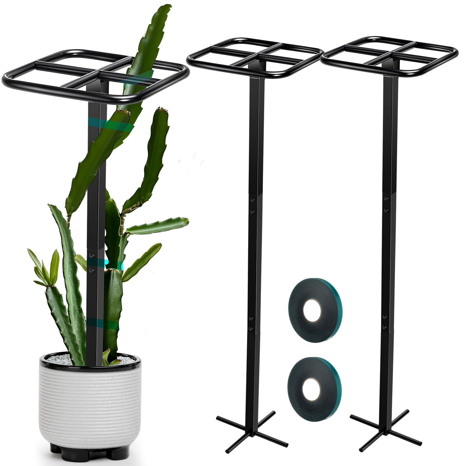 MorningRo trellis front packaging showing two metal frames and ties for easy setup