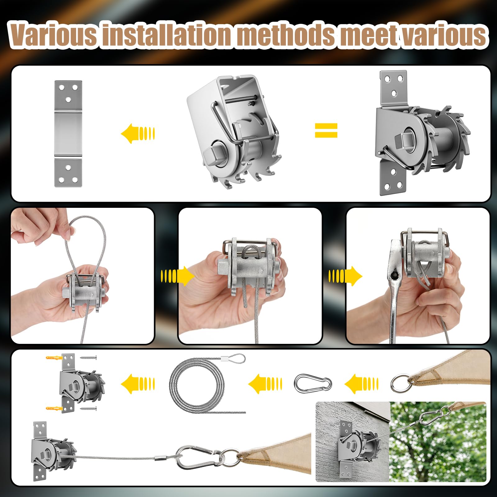 MorningRo wall bracket mounted on masonry illustrating secure anchor benefit