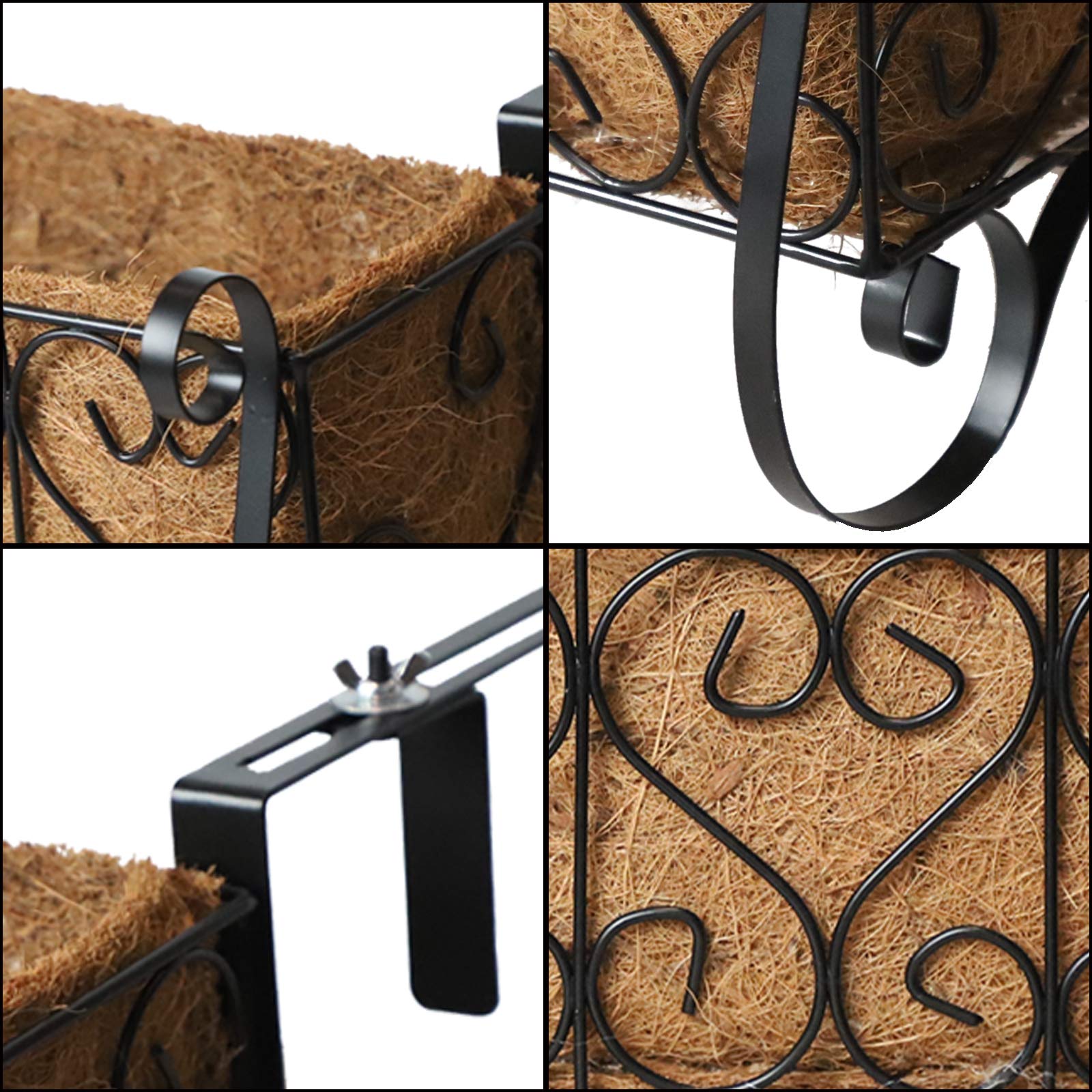 MorTime close-up of anti-rust finish and smooth edges providing weather protection