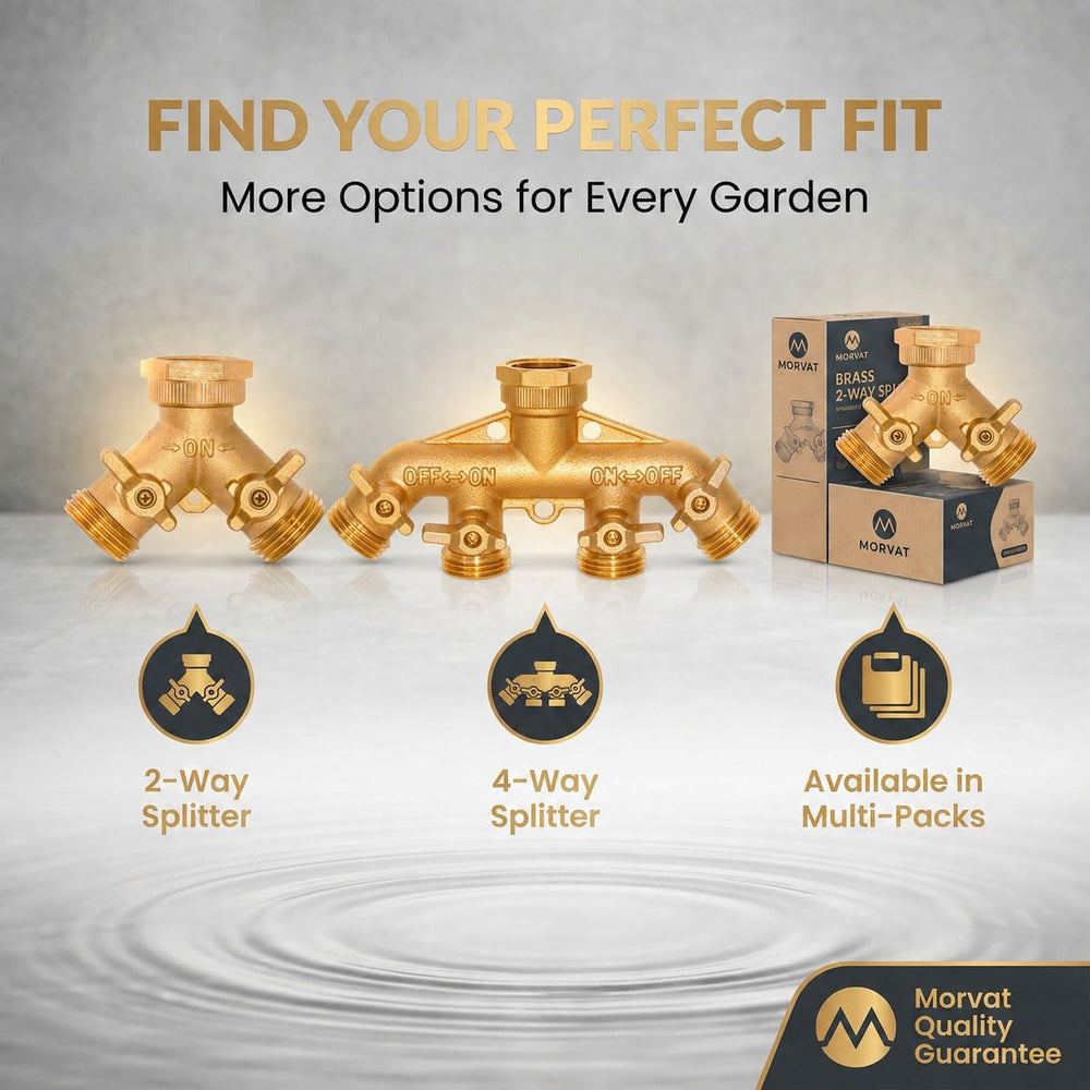 Morvat product contents with washers and Teflon tape for quick leak-free installation benefit