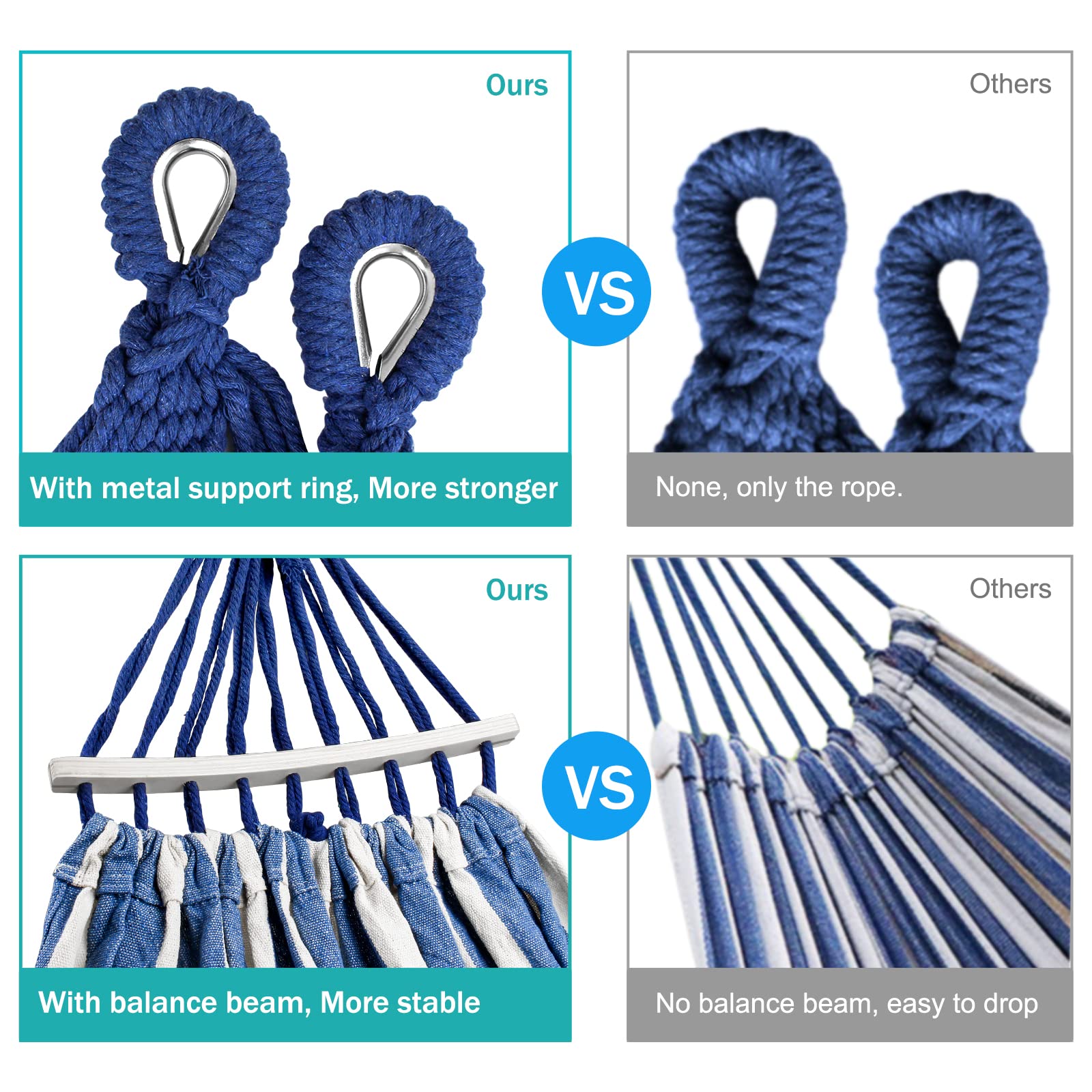 MOSFiATA tree straps and carabiners set up for quick secure attachment