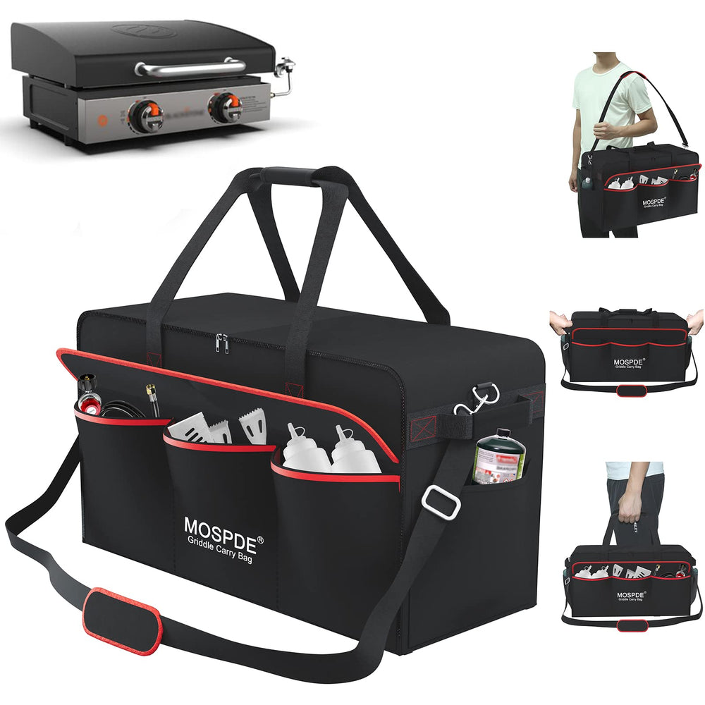 MOSPDE front view closed bag showing protective fit and transport