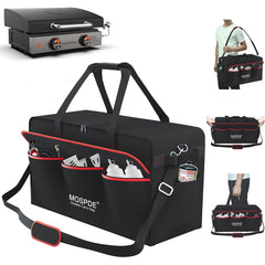 MOSPDE front view closed bag showing protective fit and transport