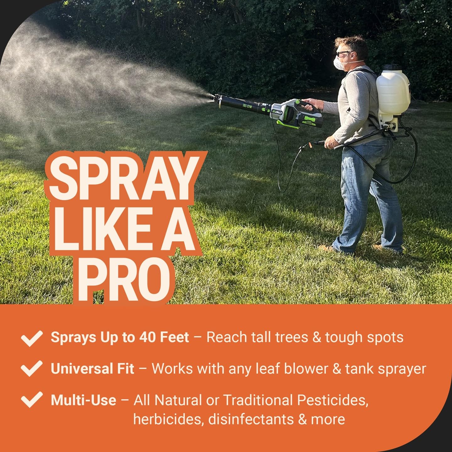 Mosquito Sniper System tank and hose connection illustrating easy setup efficiency