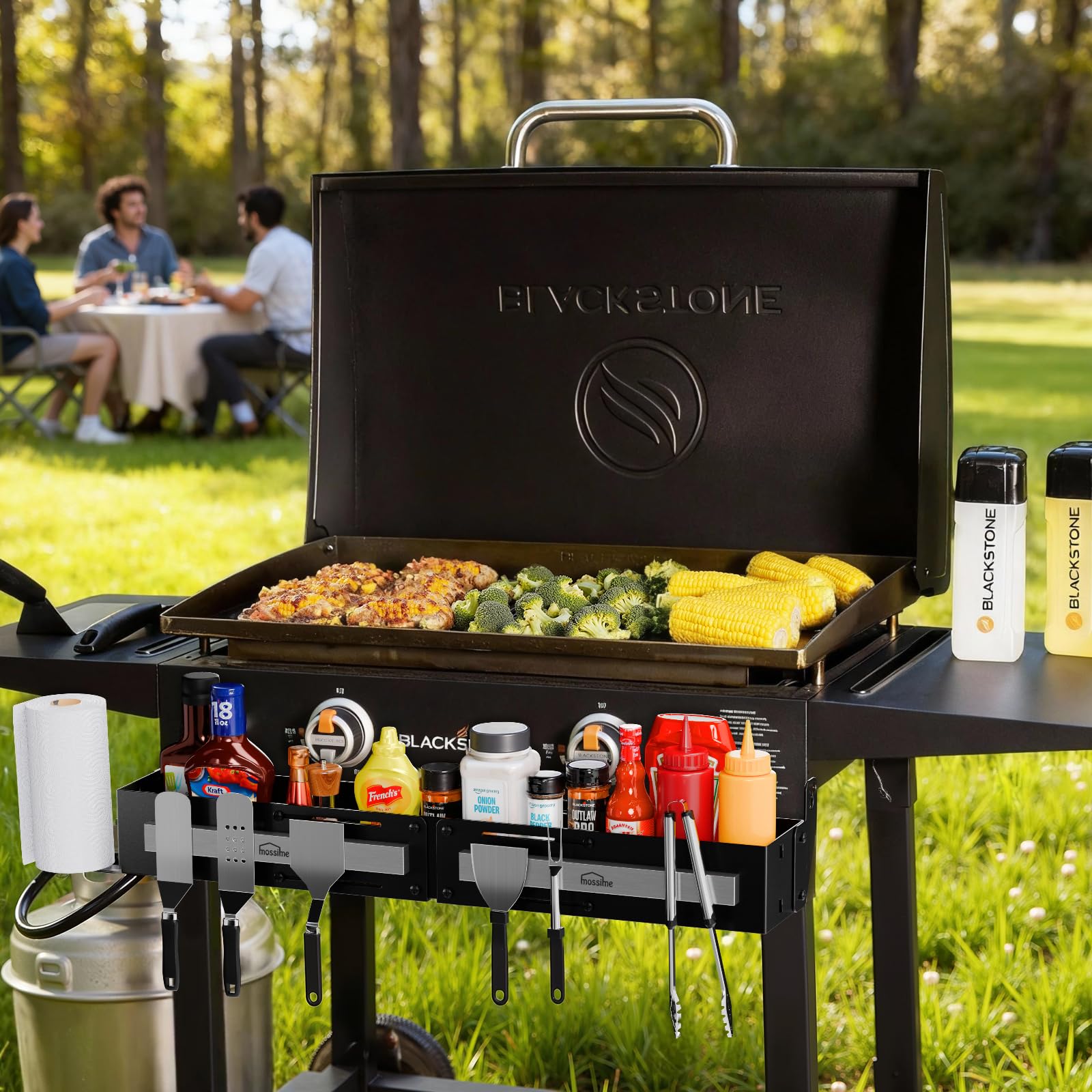 mossime caddy held by hand to show scale benefit: low-profile capacity