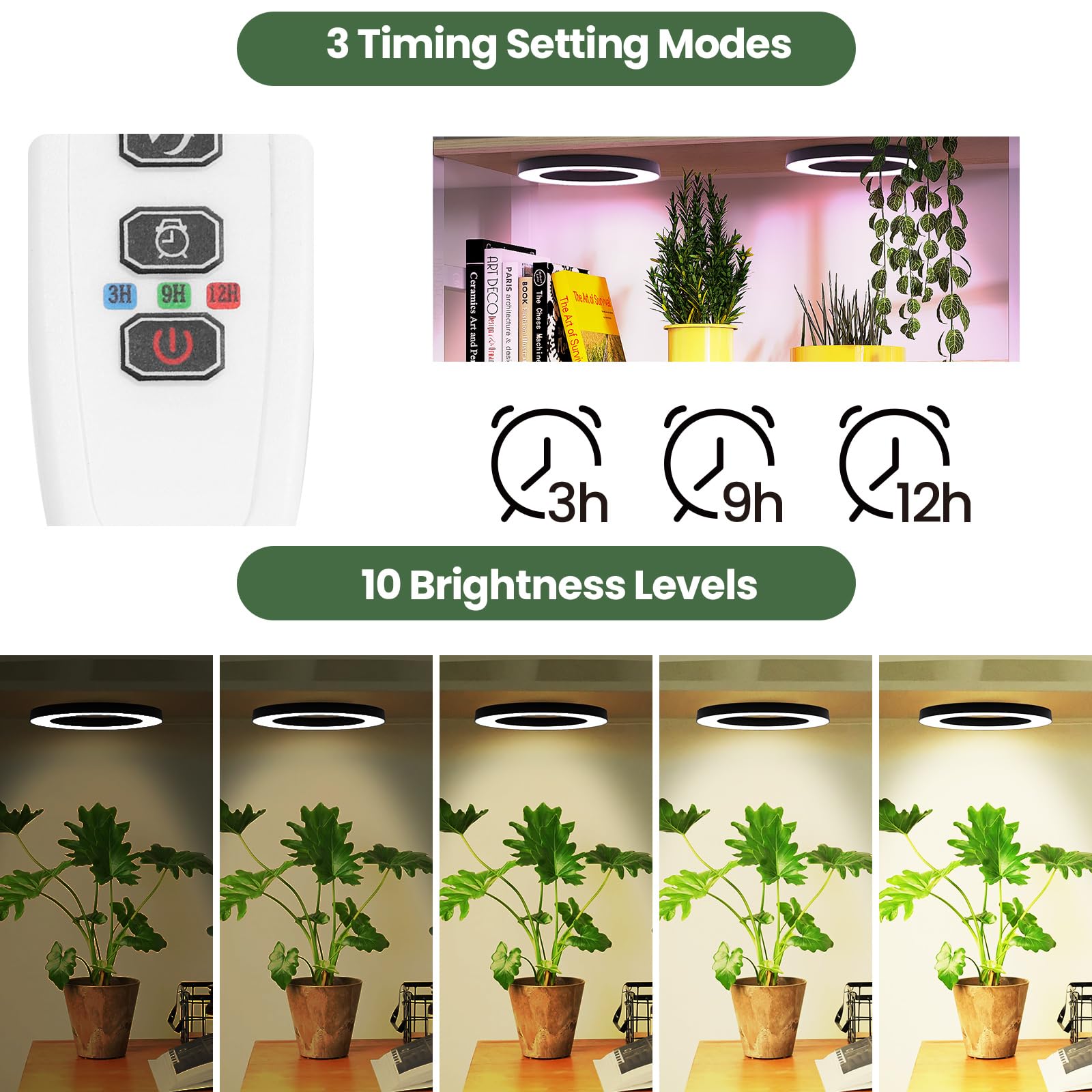 Mosthink brightness control panel demonstrating dimmable settings