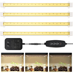 Mosthink front view grow strip light showing slim profile and full-spectrum benefit