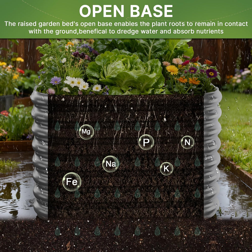Mostmahes raised beds planted with vegetables illustrating productive use