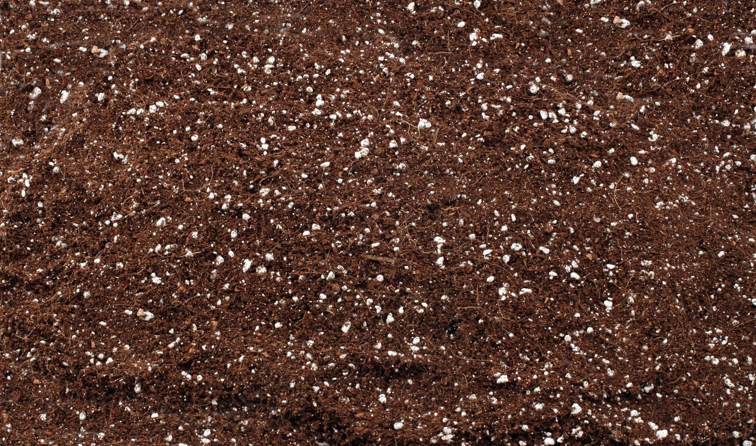 Mother Earth close-up of coco coir and perlite texture for drainage