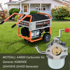 MOTOALL side profile of carburetor highlighting compact design benefits