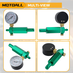 MOTOALL connected to Walbro port demonstrating fit and quick diagnostics benefit time savings