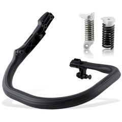 MOTOALL front view of handle bar showing shape and fit benefit