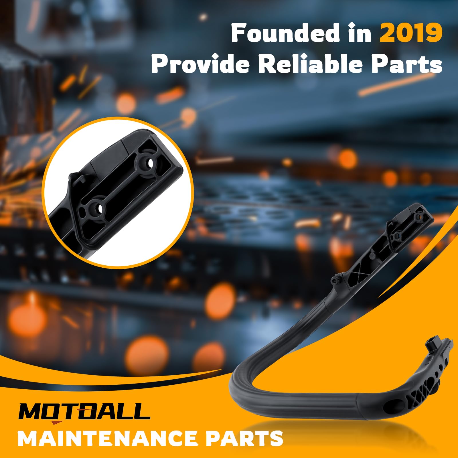 MOTOALL handle bar installed on STIHL saw demonstrating restored control benefit