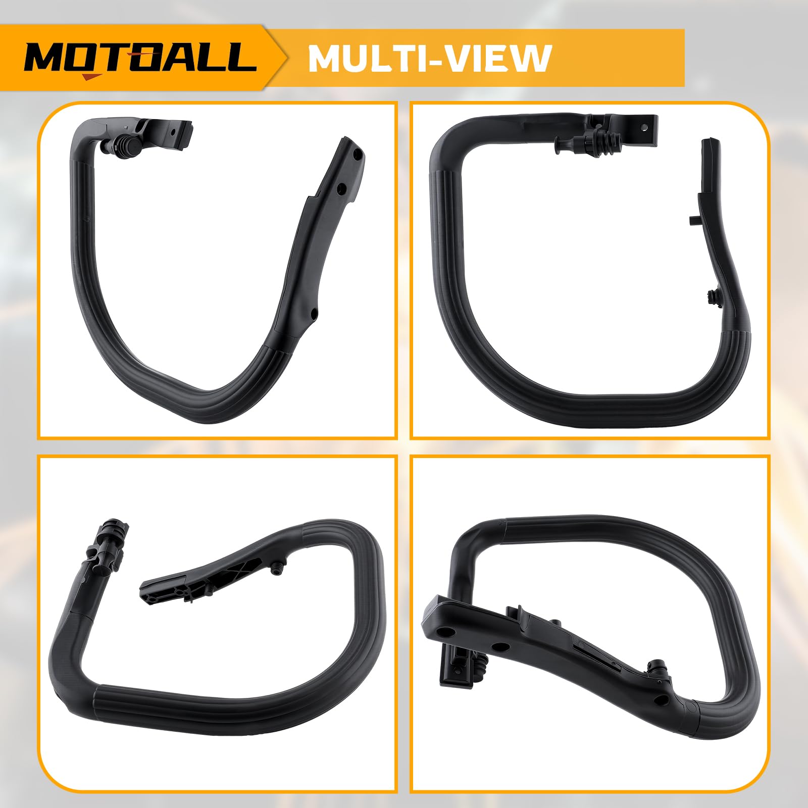MOTOALL handle bar beside ruler showing scale for accurate sizing benefit