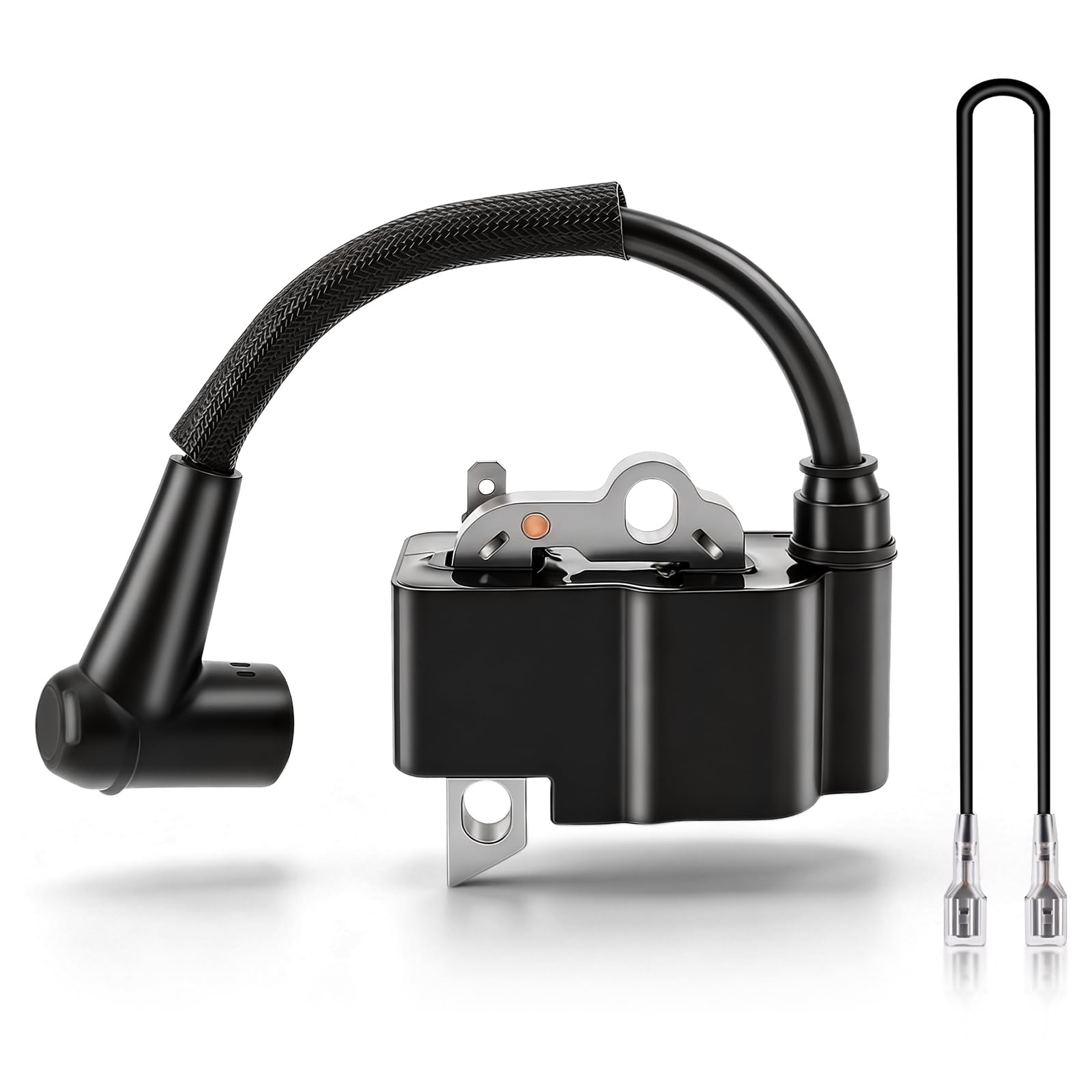 MOTOALL ignition coil front view showing mounting points and reliable fit