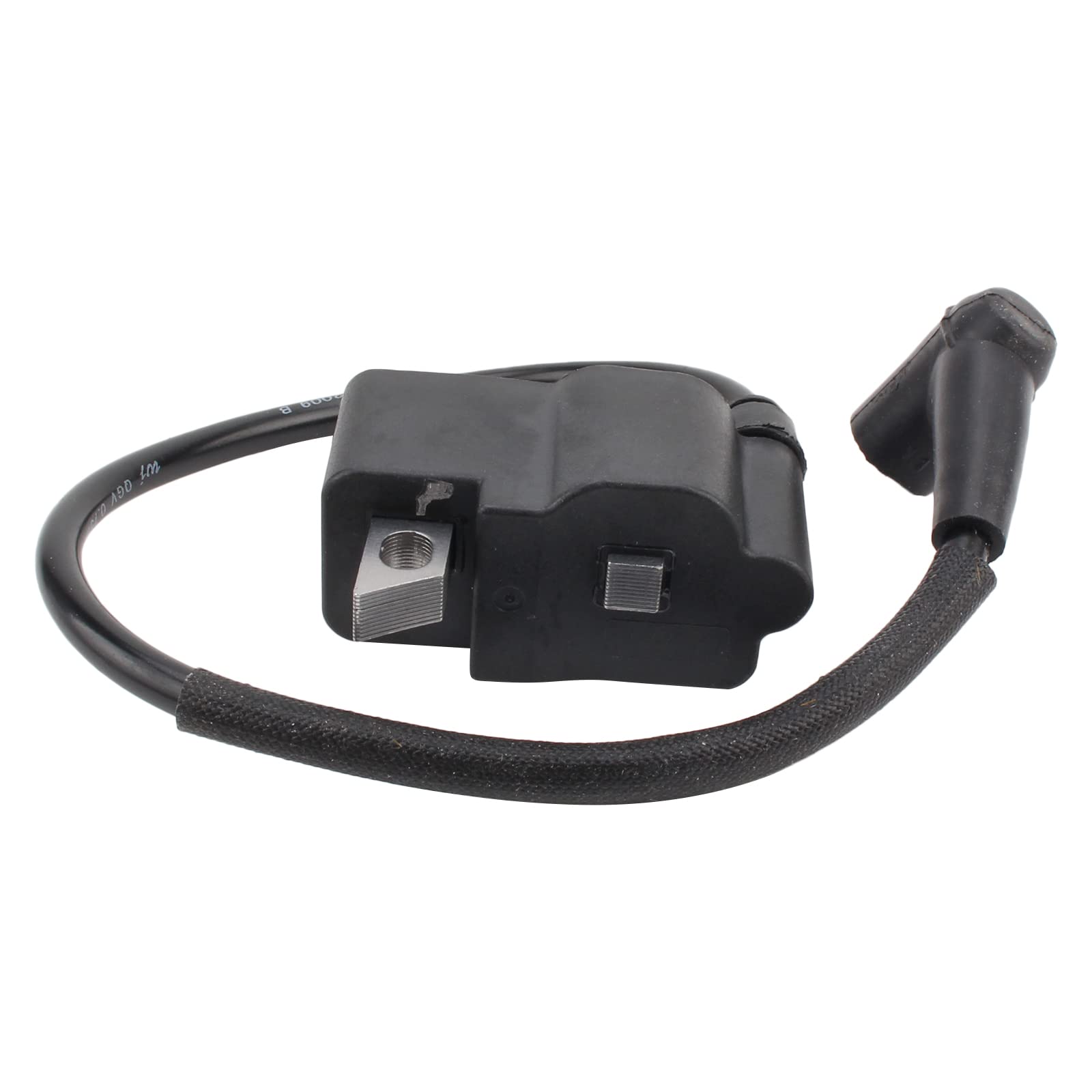 MOTOALL ignition coil on working brushcutter demonstrating restored spark