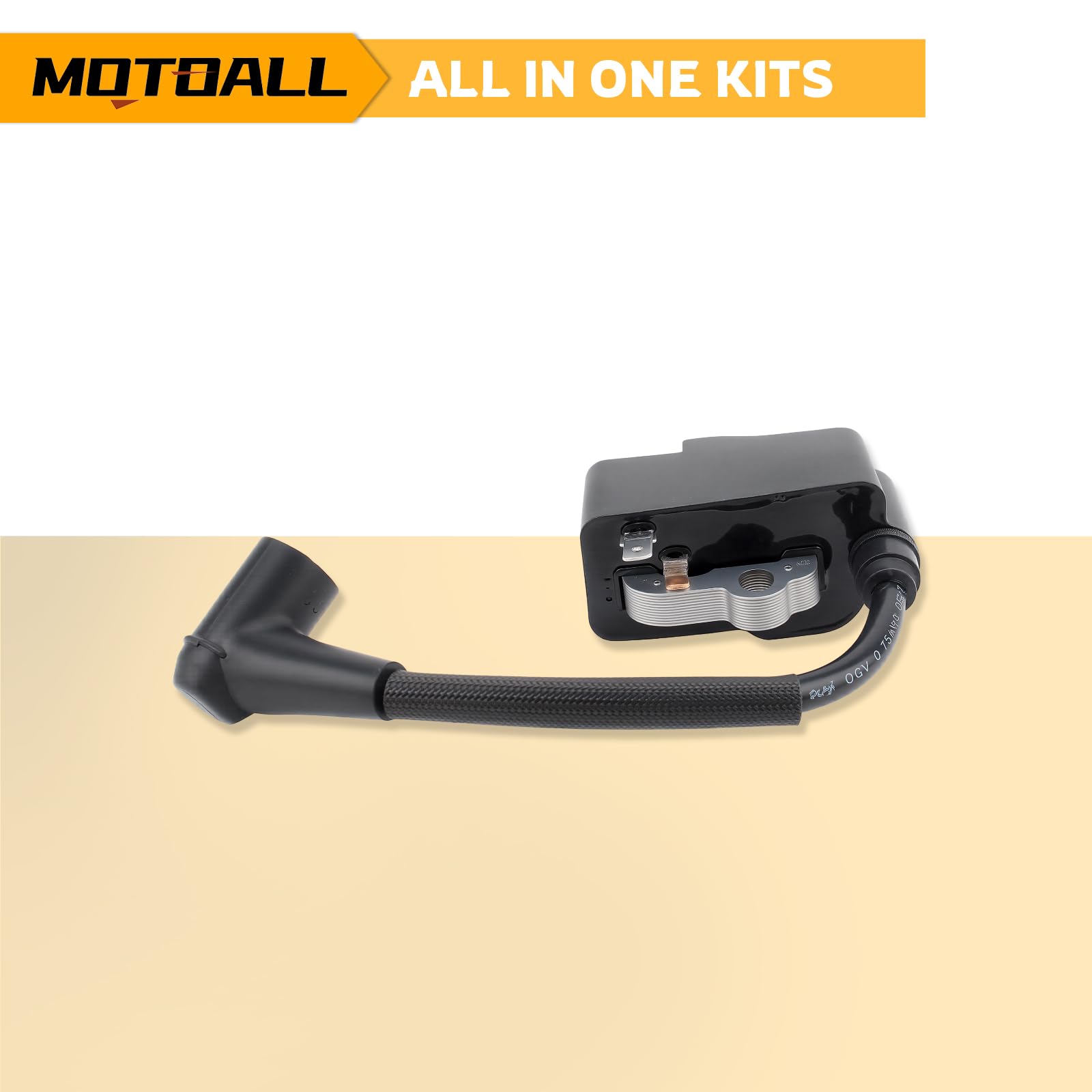 MOTOALL ignition coil in package with single-module contents for easy install