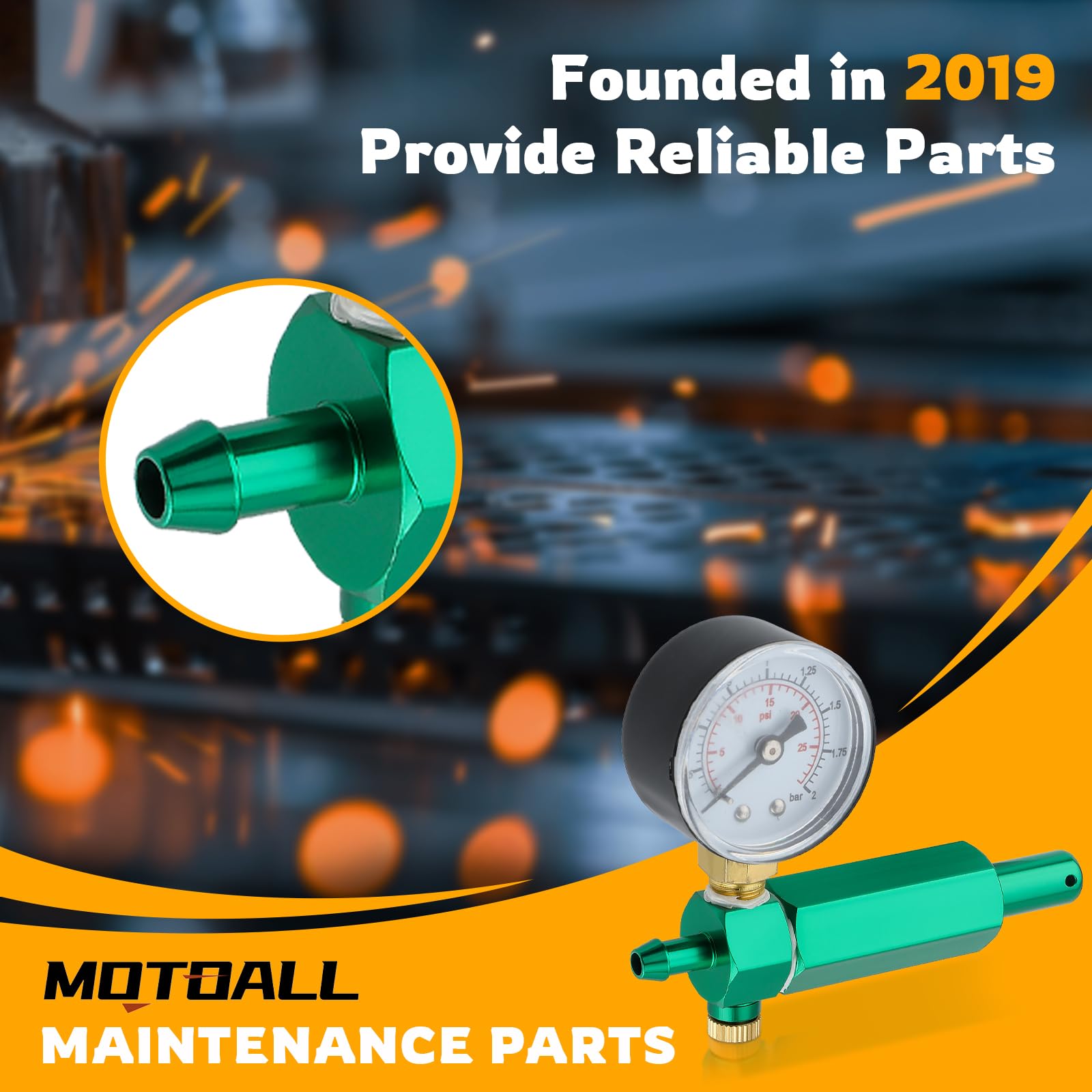 MOTOALL held in hand for size comparison benefit portable workshop use