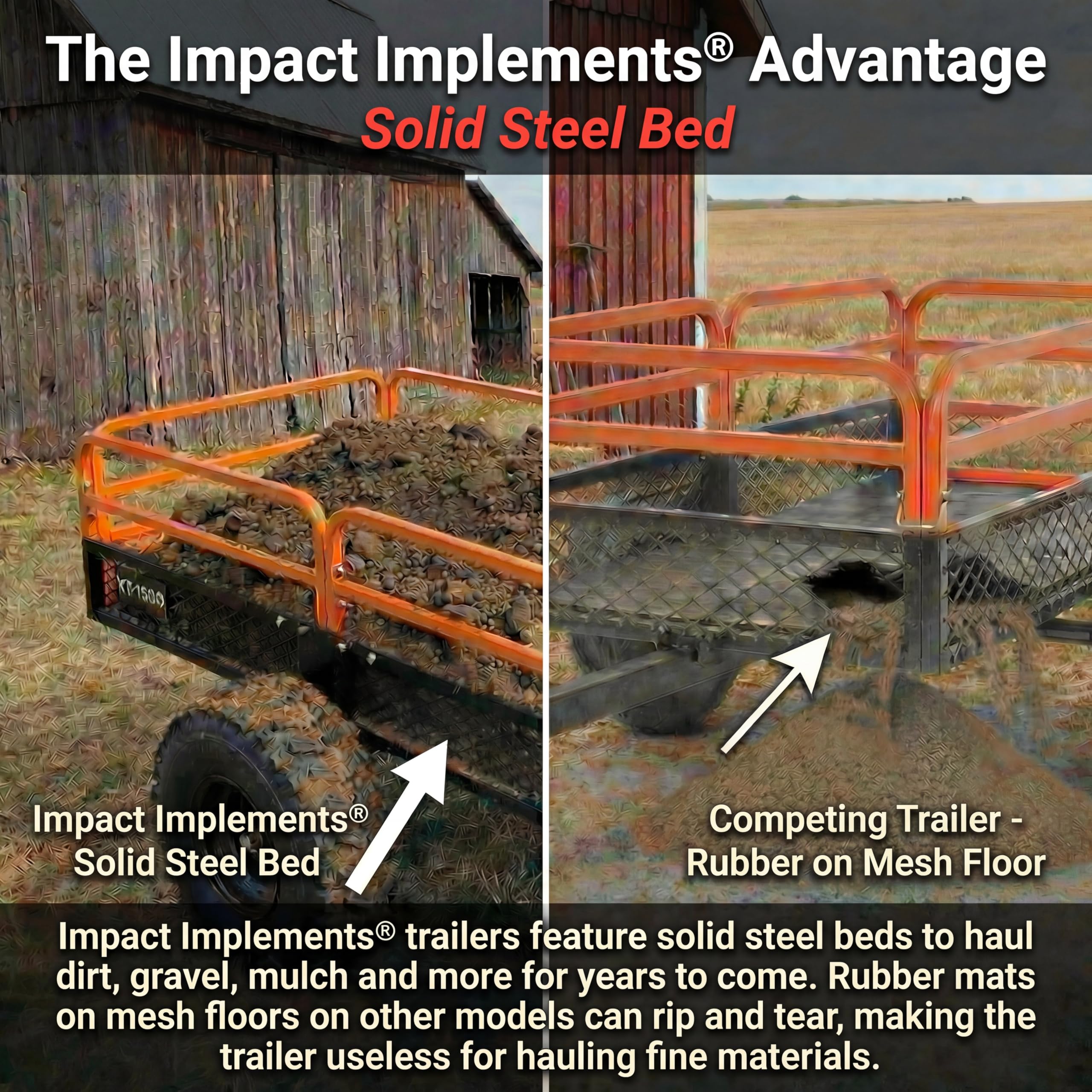 MotoAlliance pivoting tongue detail demonstrating precise dump placement