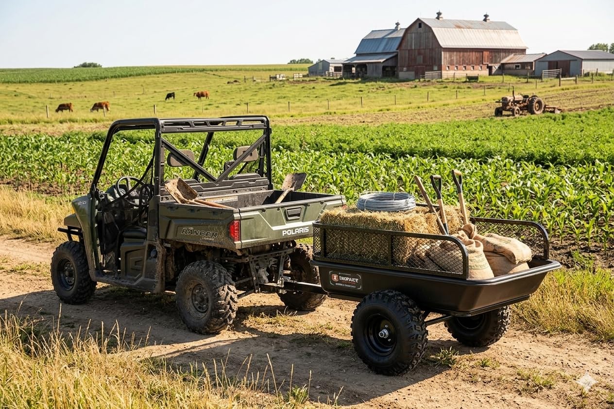 MotoAlliance removable rails and tailgate illustrated for flexible cargo options