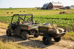 MotoAlliance removable rails and tailgate illustrated for flexible cargo options