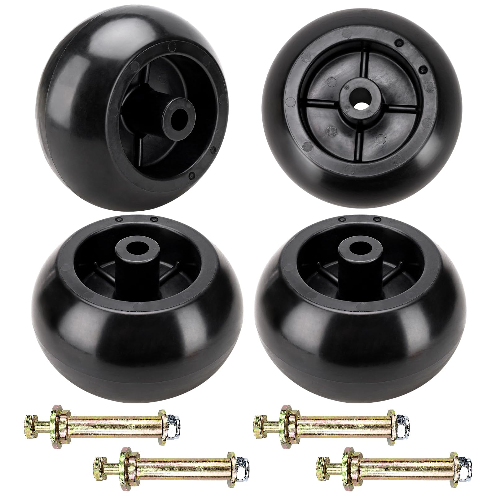 Motofoal front view of 4-pack wheels showing brand and clear product details for easy identification