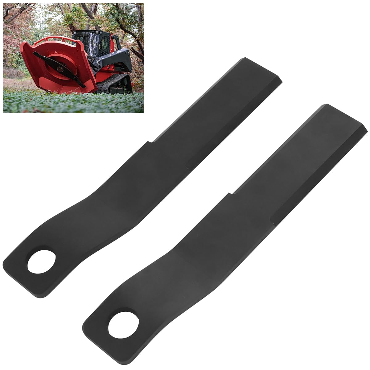 MOTOQUEEN front view of two blades showing packaging and fitment benefit