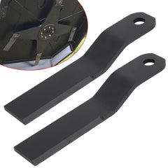MOTOQUEEN front view of replacement blade set showing fit and finish for Wolverine BC-13-72W
