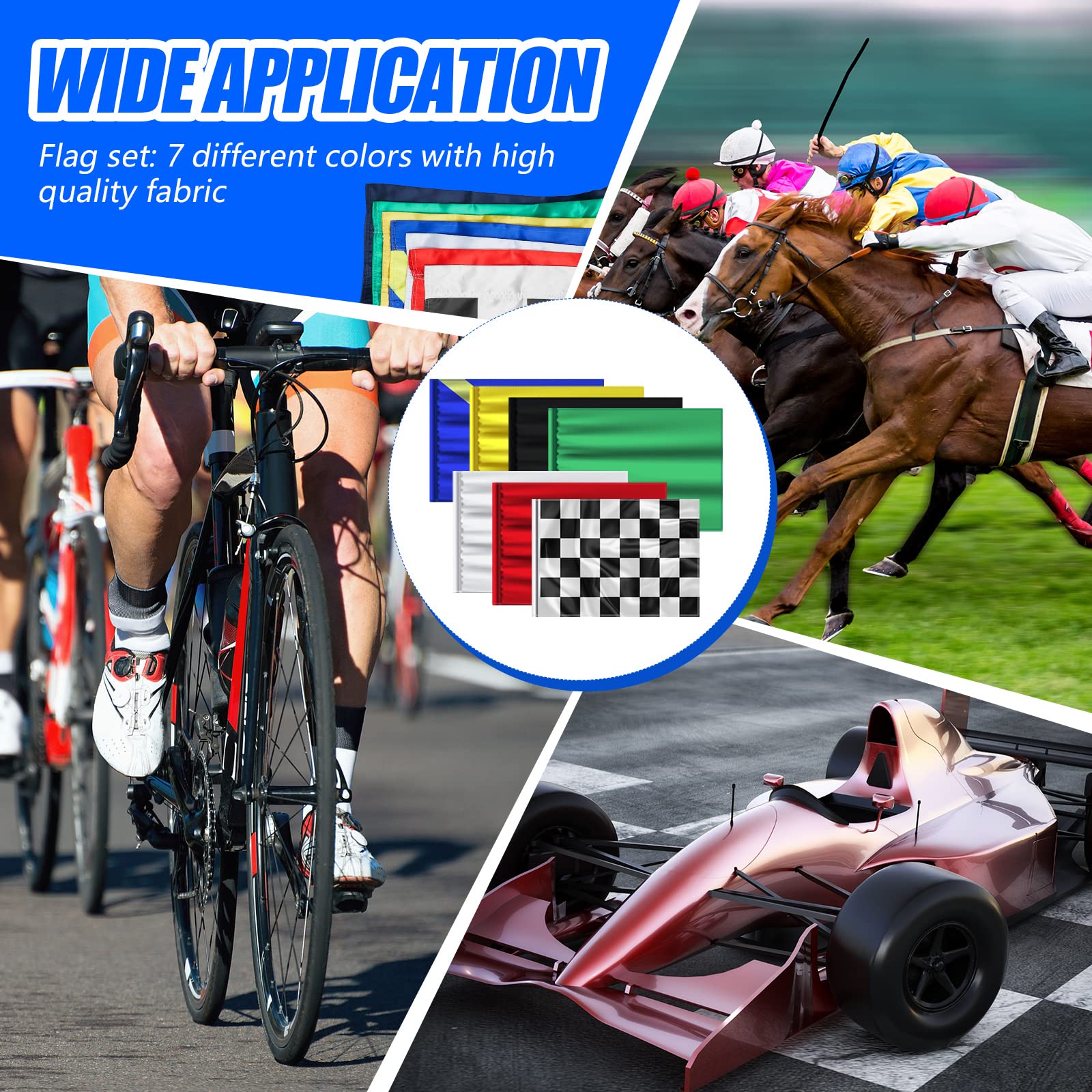 Moukeren flags used in party scene adding authentic motorsport atmosphere