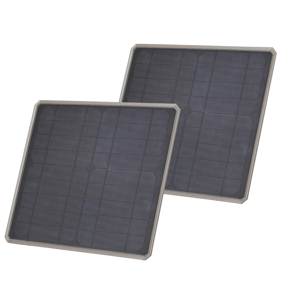 Moultrie front view of 10W Solar Power Pack showing compact design and reliability