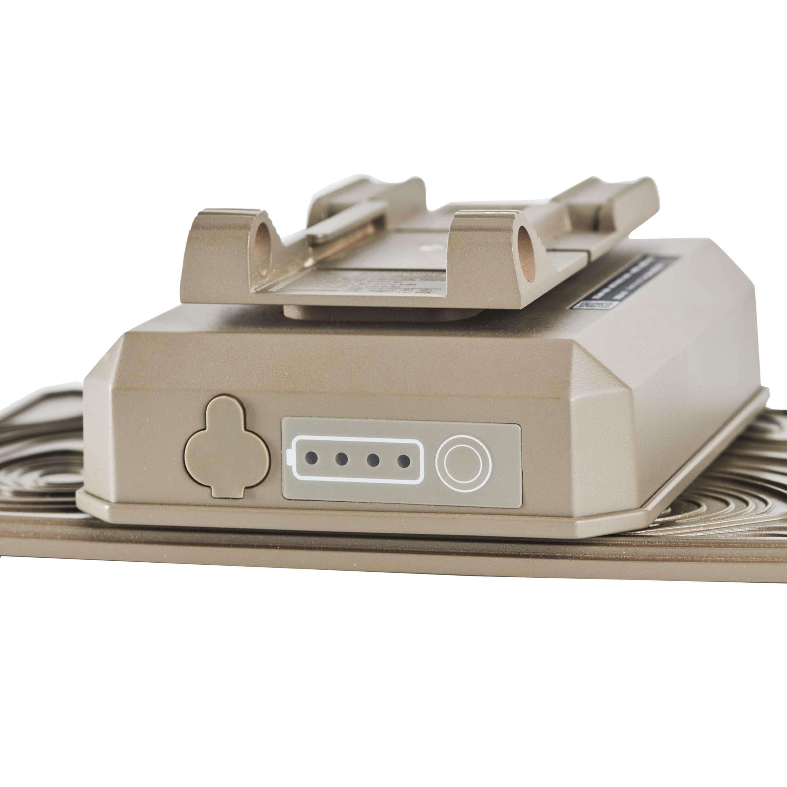 Moultrie detail of connection ports enabling easy camera hookups