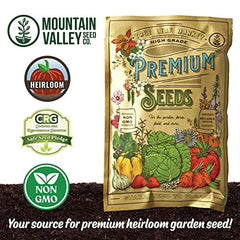 person broadcasting Mountain Valley Seed Co clover seeds over a field for easy establishment