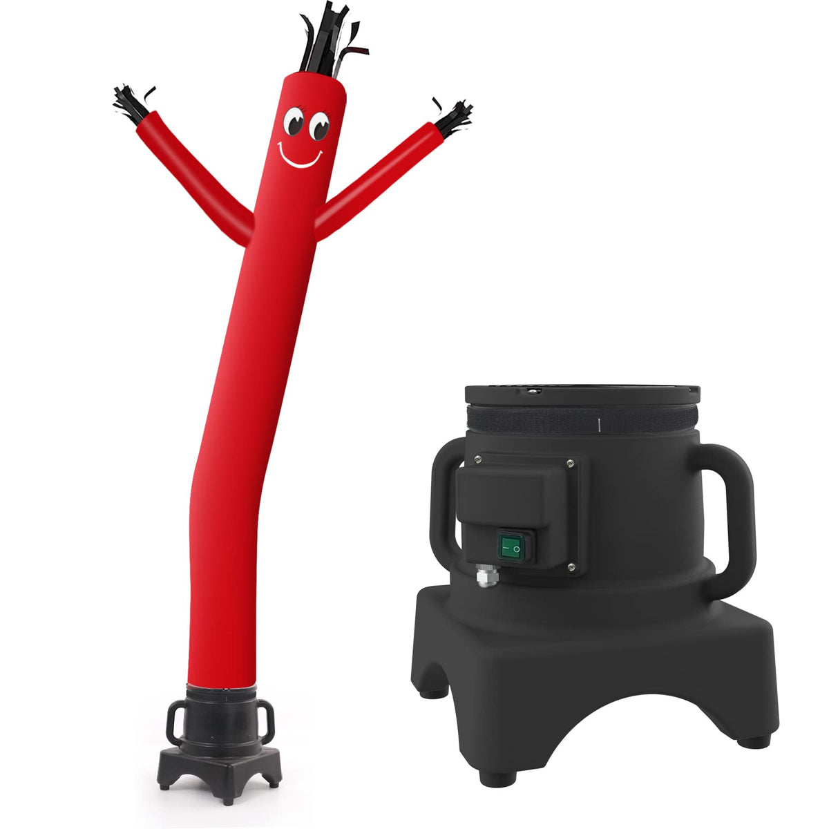MOUNTO red tube man front view showing bright color and visibility