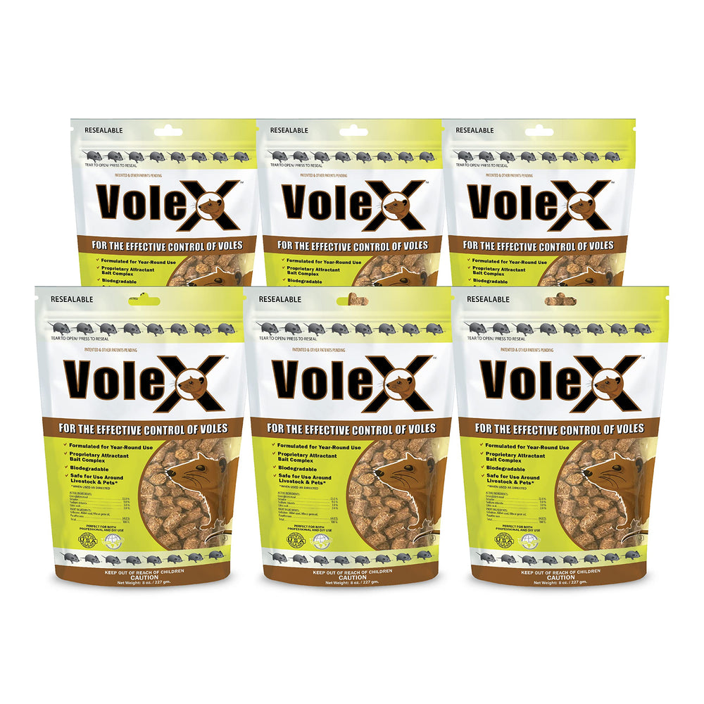 MouseX VoleX front packaging showing product and weight benefit