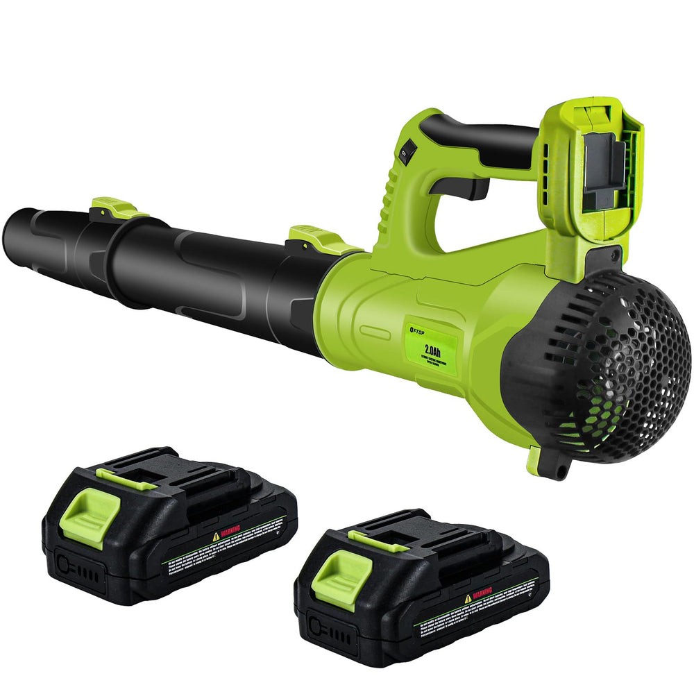 Moutec front view of blower showing compact nozzle and portability benefit