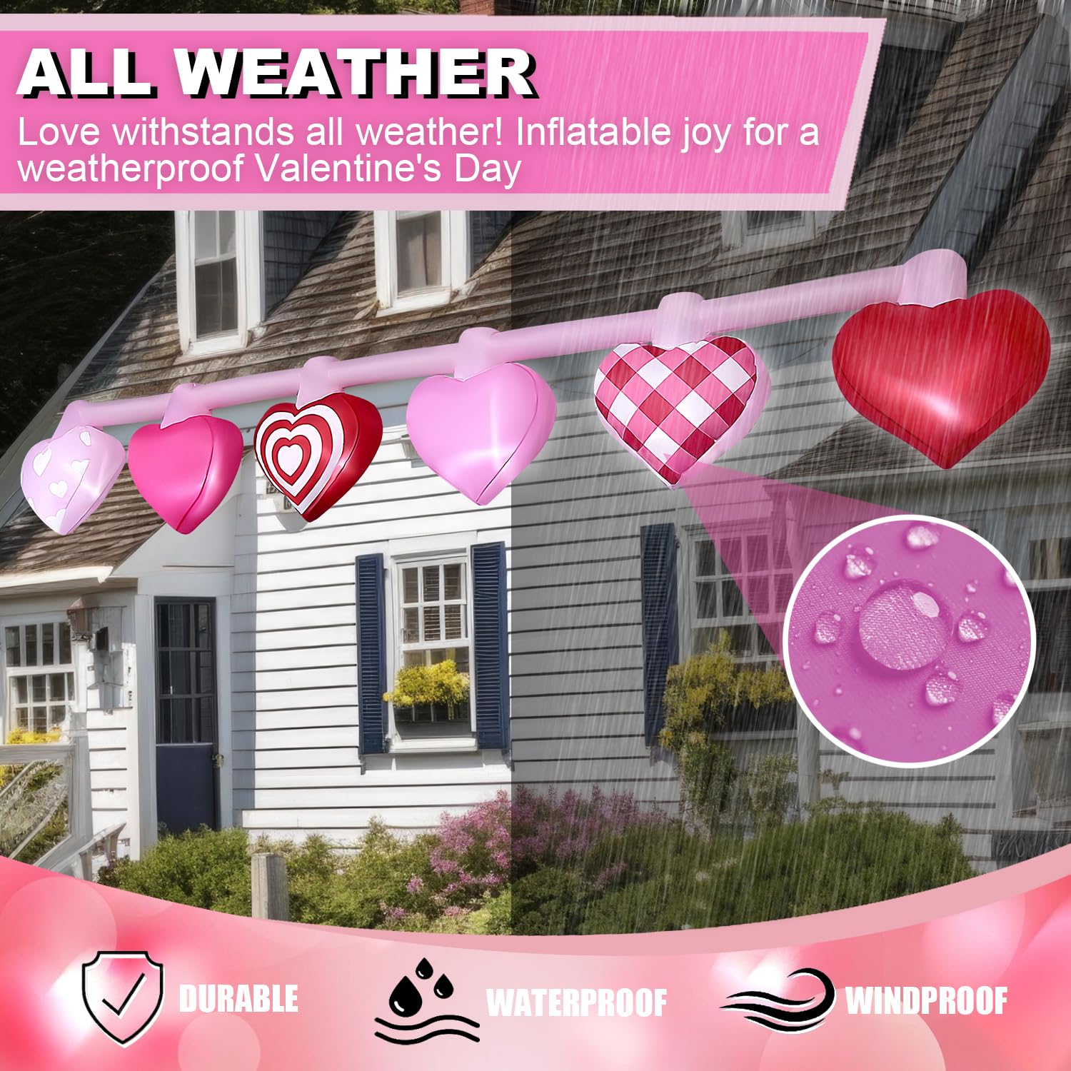 mowholm waterproof polyester texture demonstrating outdoor durability