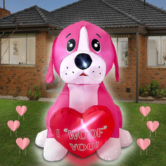 mowholm front view pink puppy showing playful decor and visual appeal