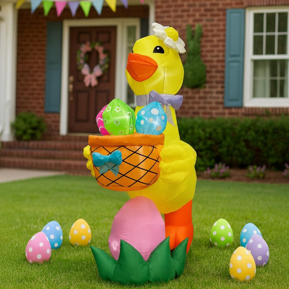 mowholm goose in yard lifestyle scene creating festive Easter curb appeal
