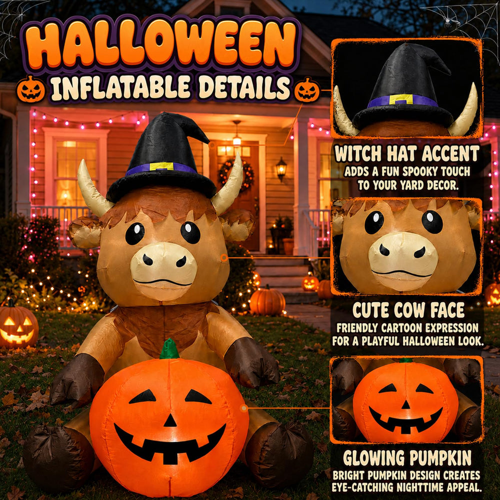 mowholm night shot with glowing pumpkin creating eye-catching Halloween ambiance