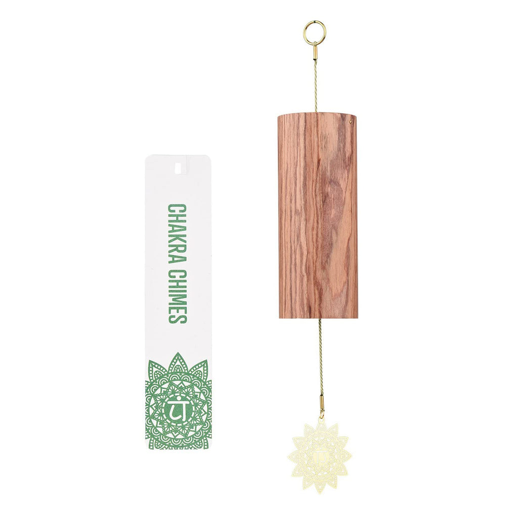 Mowind bamboo windchime front view showing compact decorative design and calming sound