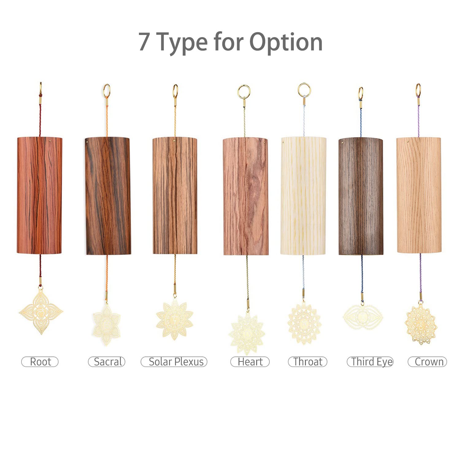 Mowind packaged windchime with included bookmark ready-to-gift convenience
