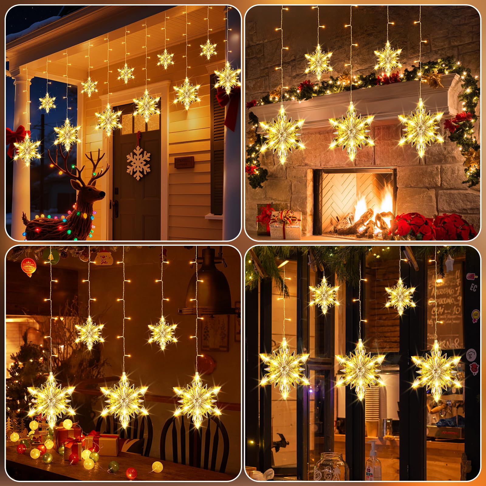 Mowizip lifestyle scene in living room illustrating cozy holiday atmosphere