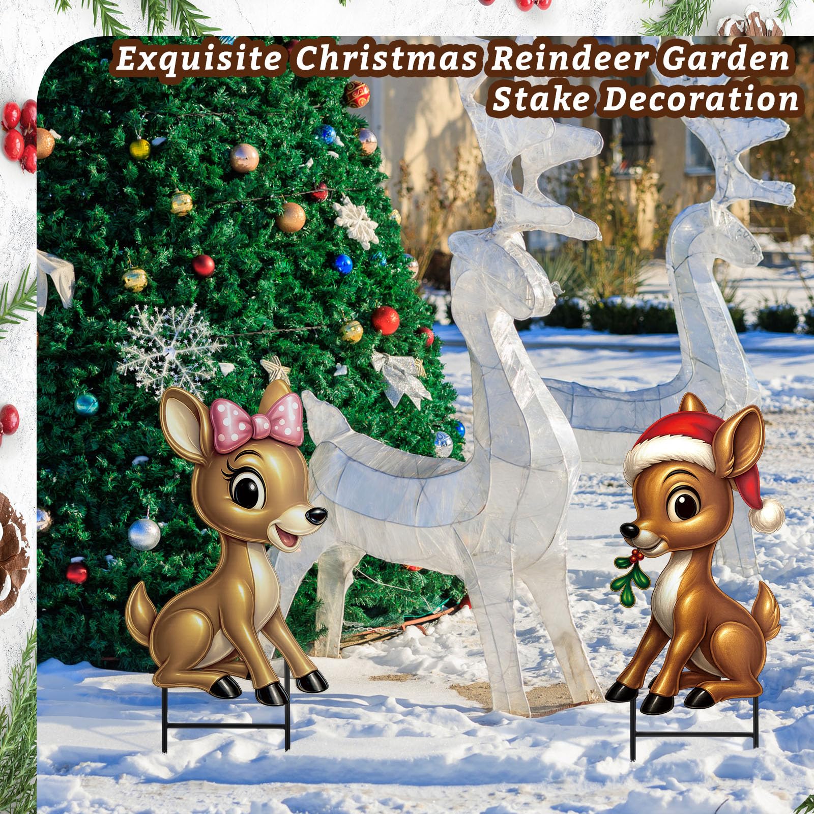 Moxweyeni reindeer edge and paint detail highlighting weather-resistant finish
