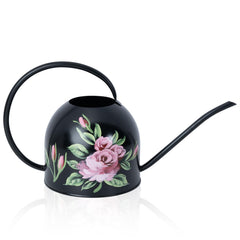 MOYEE front view of white watering can showing elegant shape and decor benefit