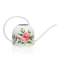 MOYEE front view white watering can showing elegant shape and pour control