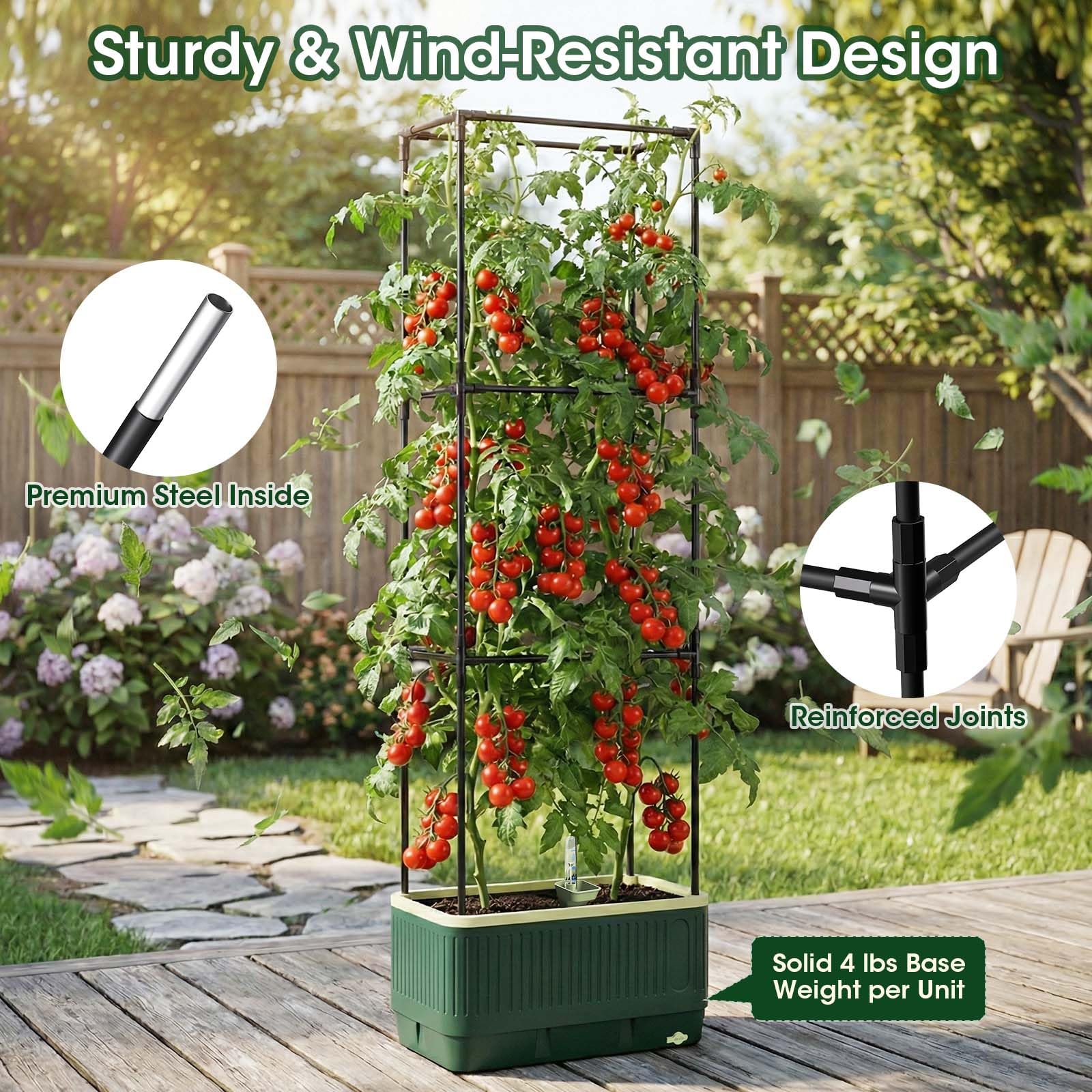 MQHUAYU planter in use on balcony maximizing harvest in small spaces