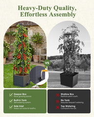 MQHUAYU corner trellis towers supporting climbing vines for vertical yield