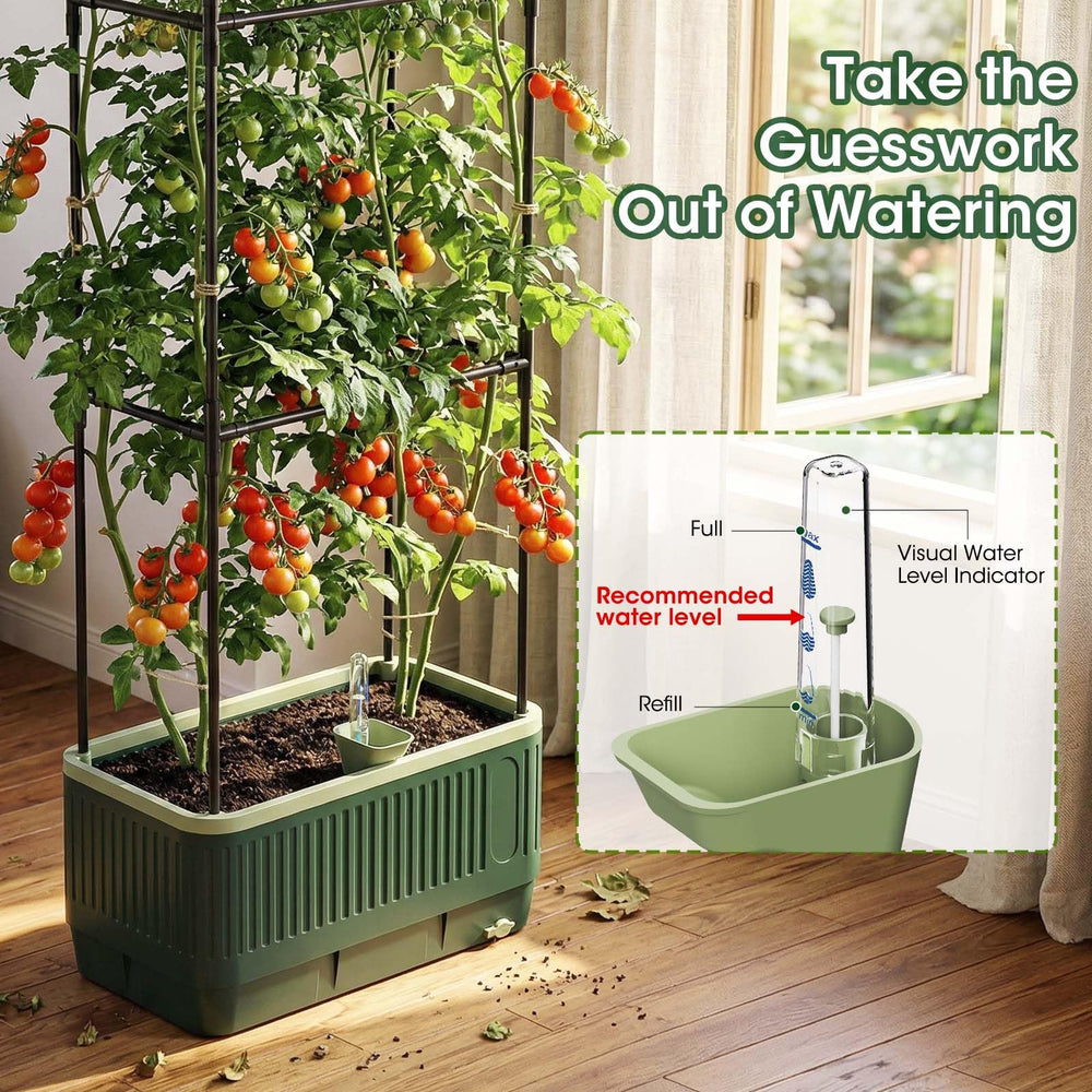 MQHUAYU clear visual water gauge indicating refill timing benefit